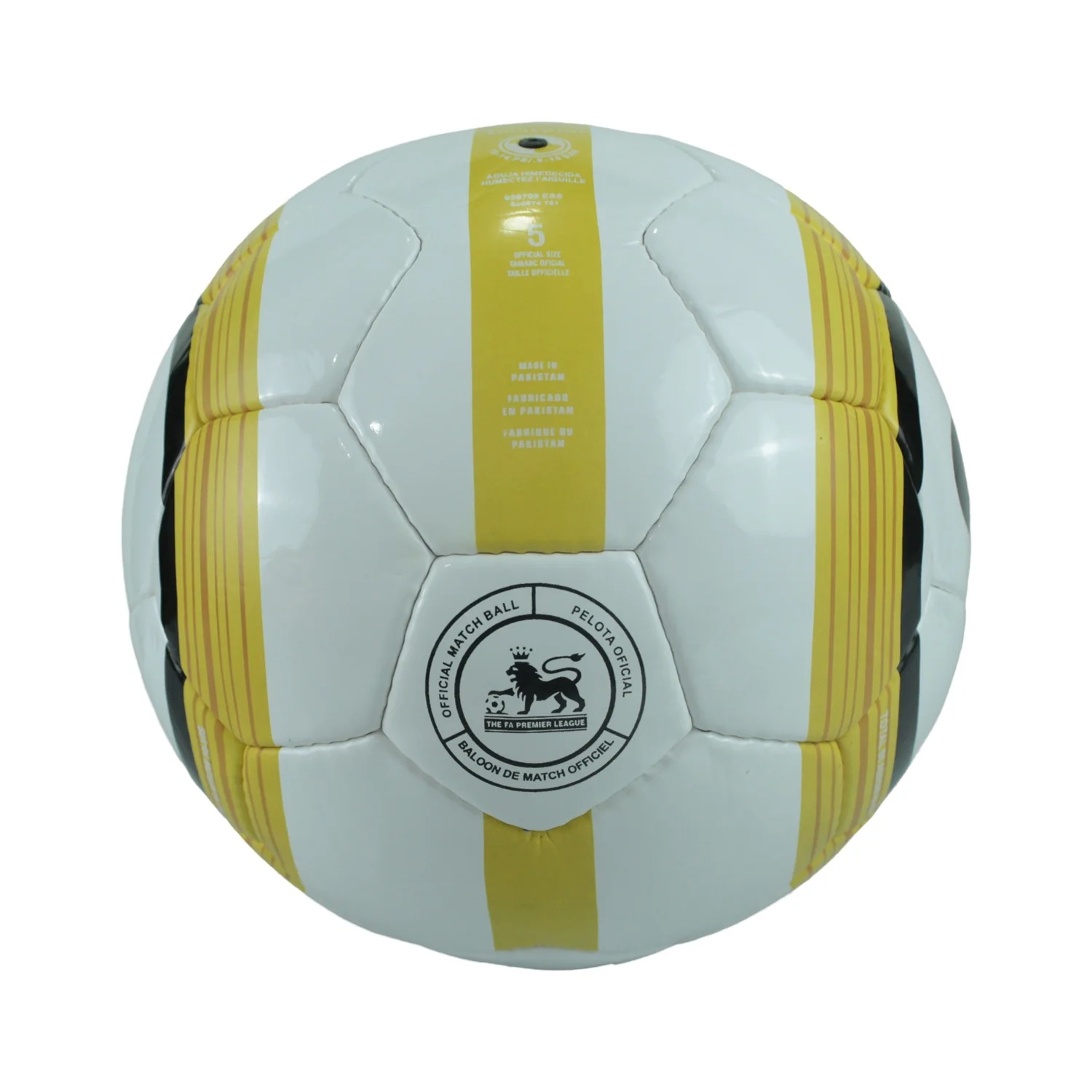Nike Yellow T90 Aerow | Premier League 2005/06 | Official Match Ball | Size 5 - Image 4