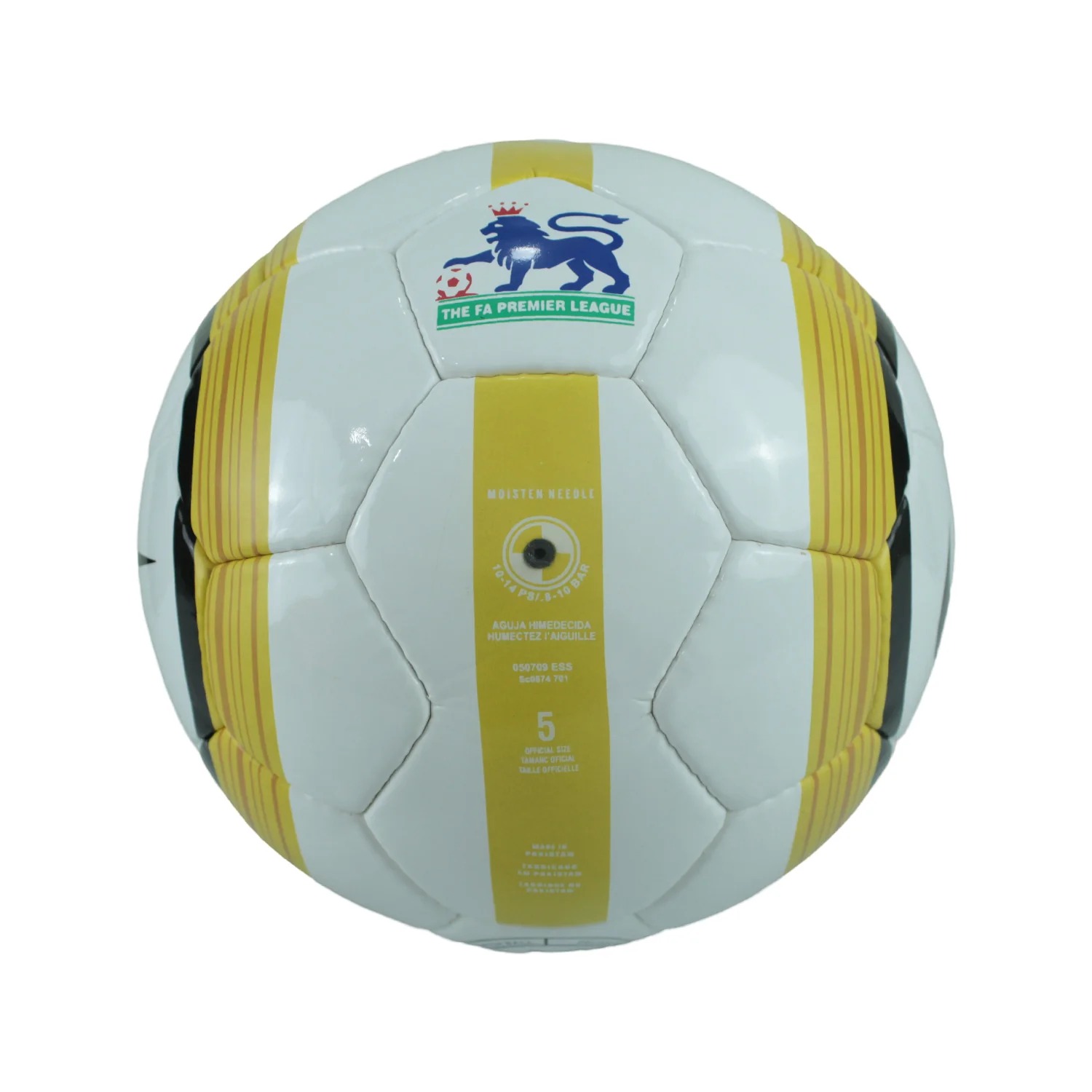 Nike Yellow T90 Aerow | Premier League 2005/06 | Official Match Ball | Size 5 - Image 3