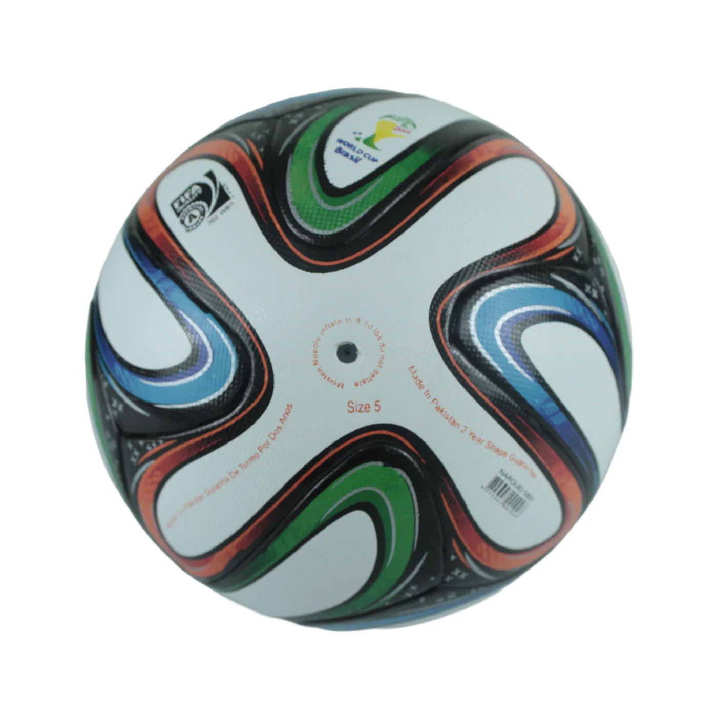 Adidas Brazuca Soccer Ball || Fifa World Cup 2014 || Official Size 5 - Image 2