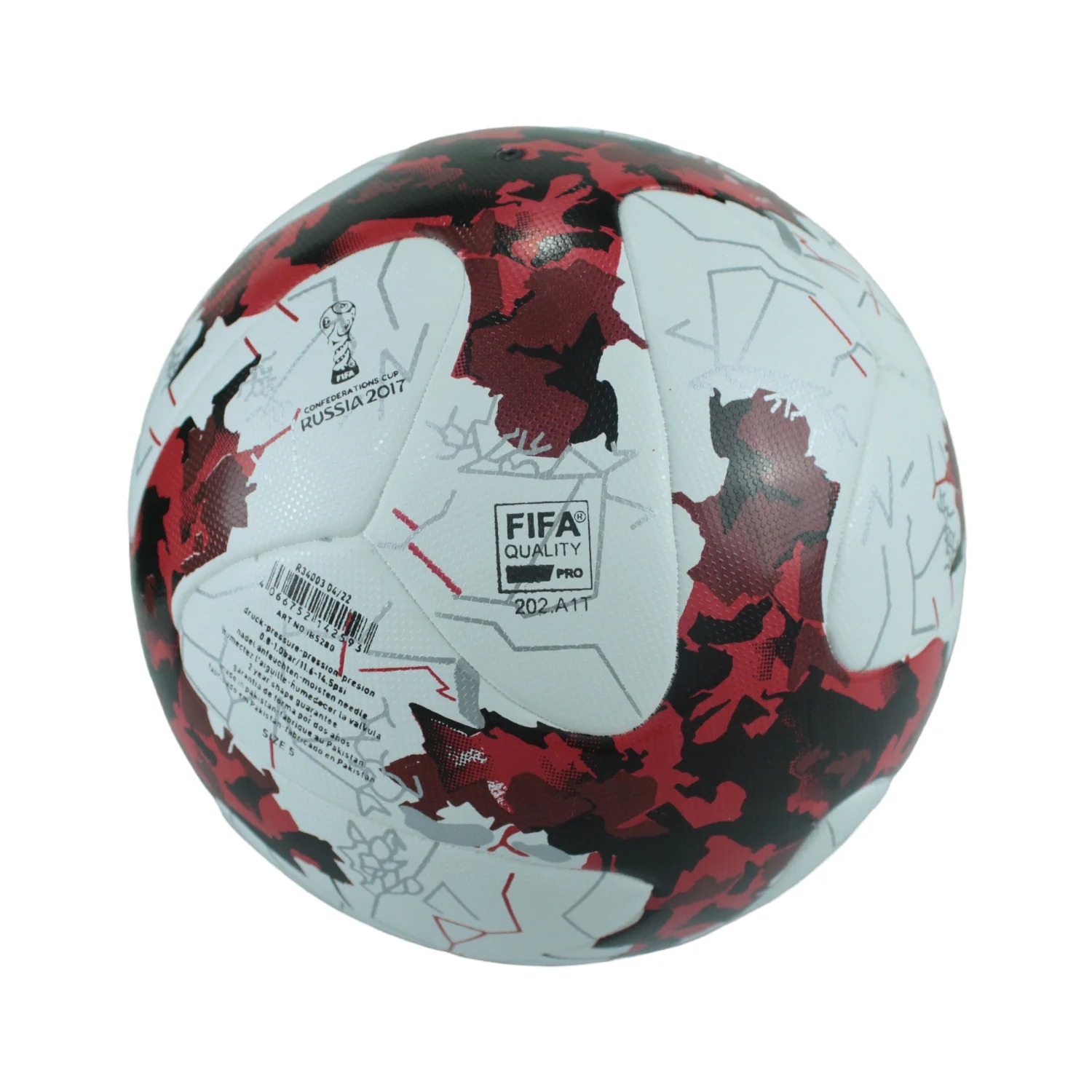 Krasava Soccer Ball – Confederations Cup 2017 Russia – Official Size 5 Official Weight - Image 4