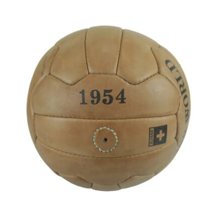 Swiss World Champion World Cup 1954 Match Ball Official Size 5 Official Weight Vintage Ball Real Leather Made
