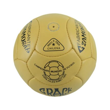 Crack World Cup 1962 Match Ball Official Size 5 Official Weight Vintage Ball Real Leather Made Yellow Color