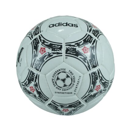 Adidas Questra Orbit Europa UEFA Euro Championship 1996 White/Black/Red Soccer Match Ball Size 5