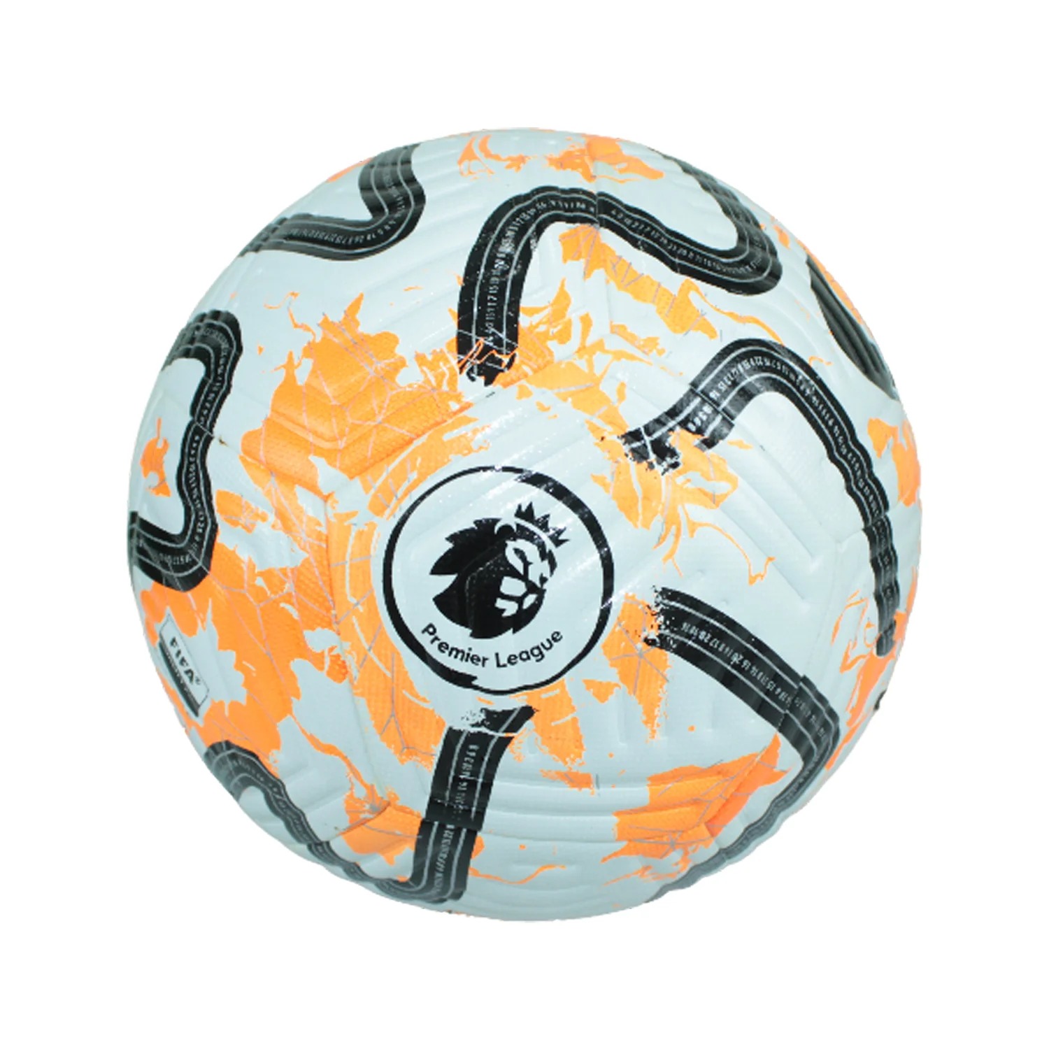 Nike Flight Premier League 2023-24 Soccer Ball | Official Size 5 Official Weight | Orange Black Stripe - Image 4