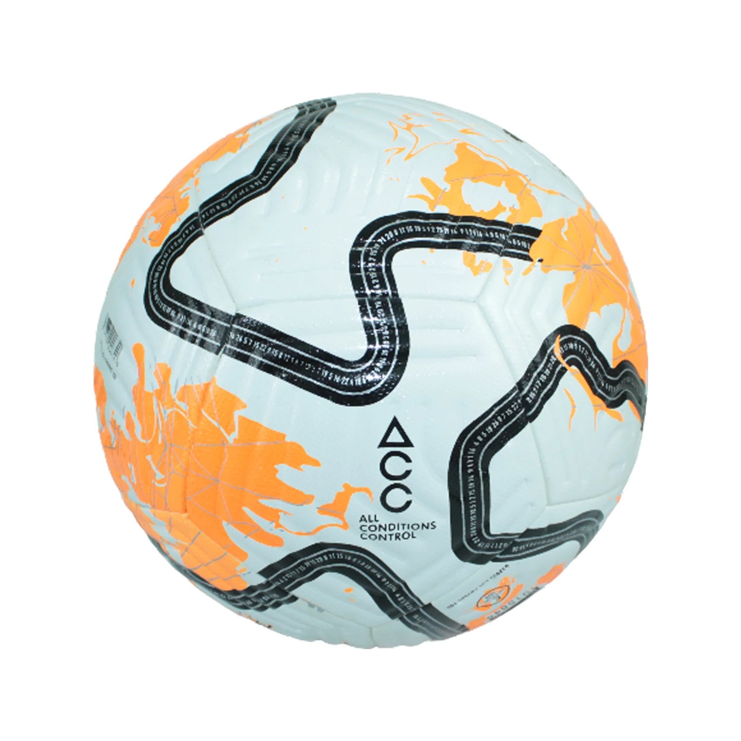 Nike Flight Premier League 2023-24 Soccer Ball | Official Size 5 Official Weight | Orange Black Stripe - Image 3