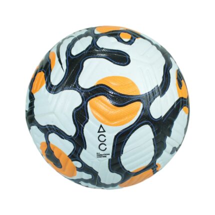 Nike Premier League 2021-22 Soccer Ball | Official Size 5 Official Weight | White Orange Black Color Combo