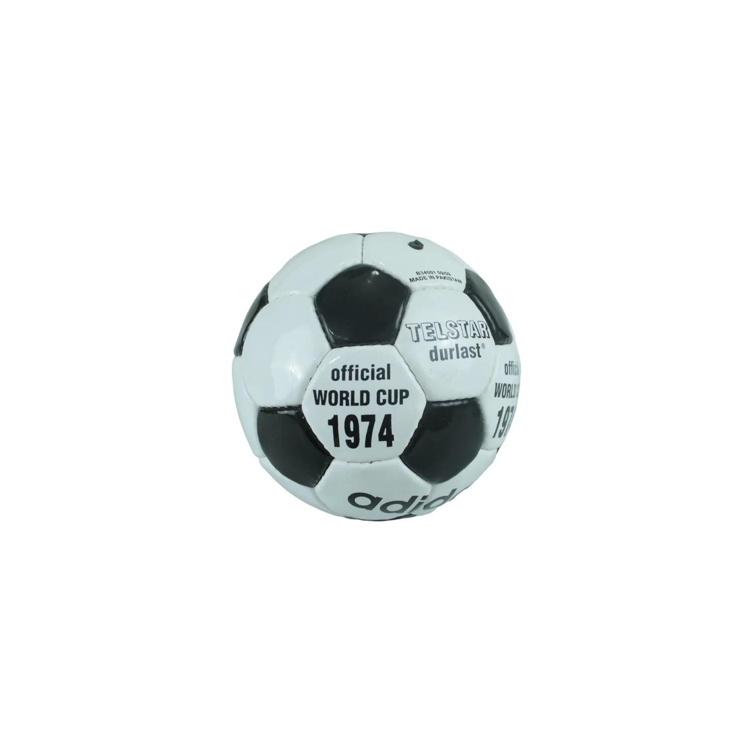 Adidas telstar durlast || FIFA world cup 1974 || official Mini size Soccer Ball - Image 2