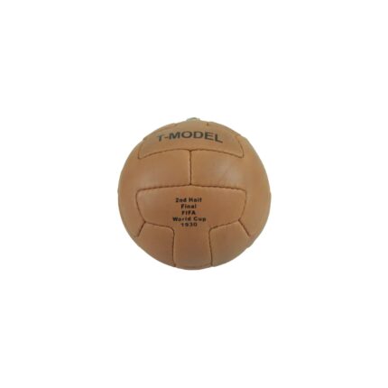 World Cup 1930 Football T Model | Second Half Final |Mini Size Genuine Leather made Brown Color