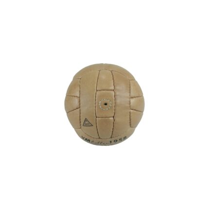 World Cup 1958 Match Ball Official Mini Size Official Weight Vintage Ball Real Leather Made Brown Color Top Star