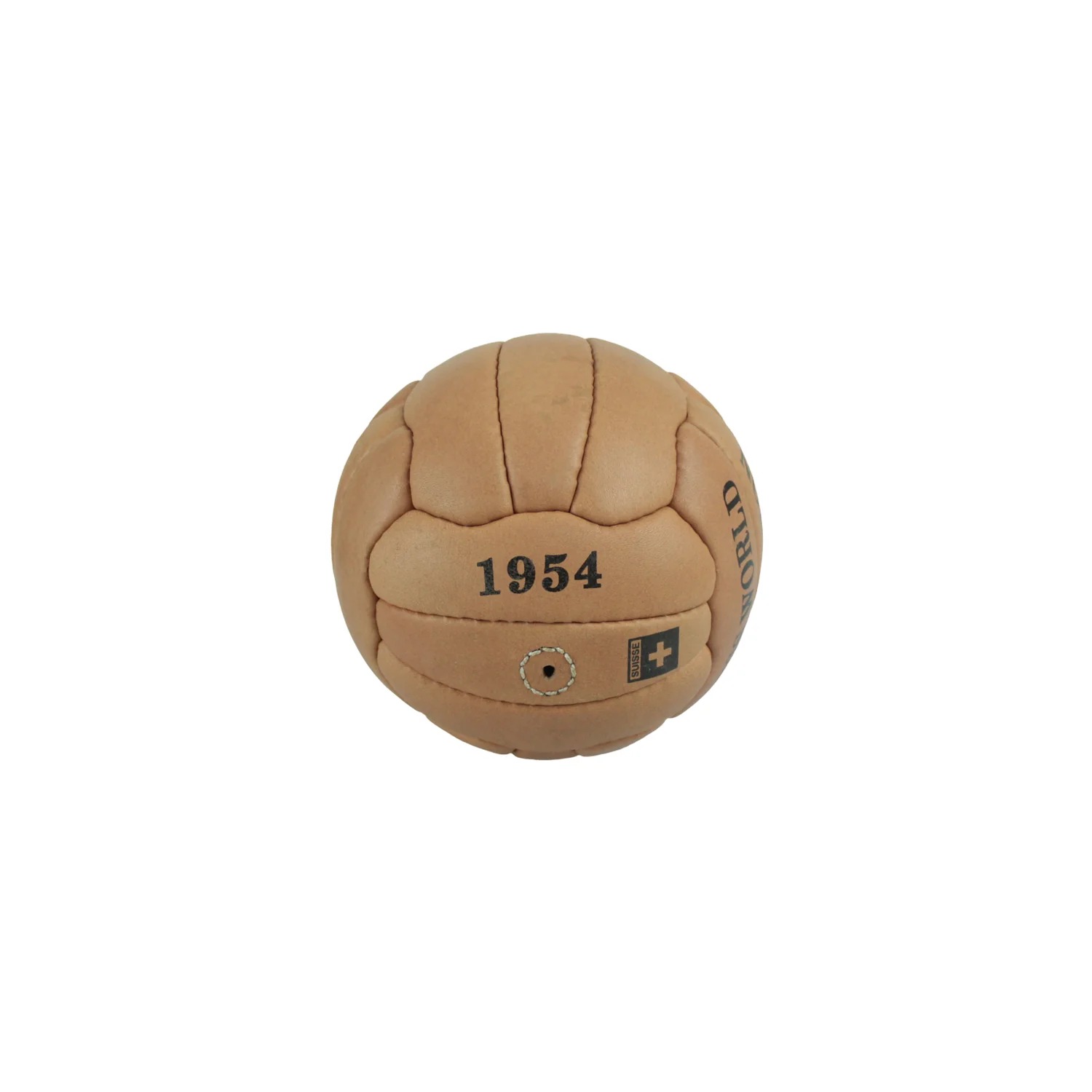World Cup 1954 Match Ball Official Mini Size Official Weight Vintage Ball Real Leather Made - Image 2